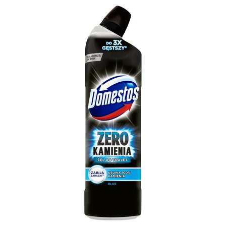 Domestos Zero Kamienia Blue Żel do toalet 750 ml (1)