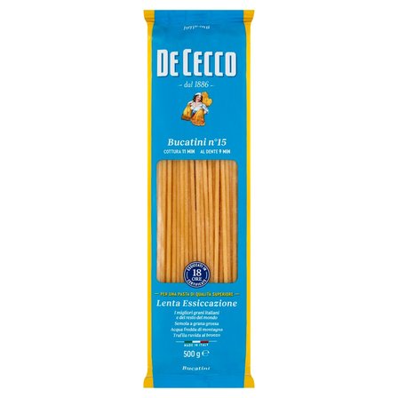 De Cecco Bucatini Makaron z pszenicy durum 500 g (1)