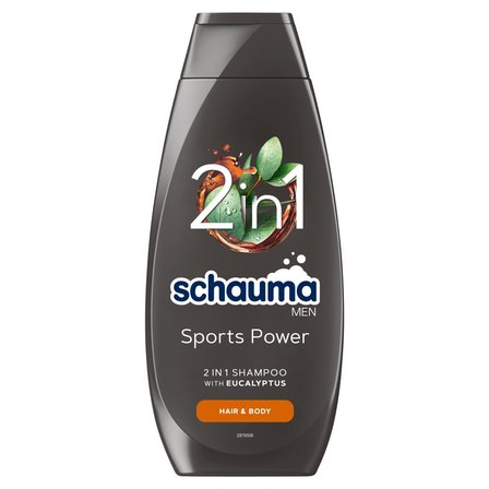 Schauma Men Sports Power Szampon do włosów i ciała dla mężczyzn wzmacniający 400 ml (1)