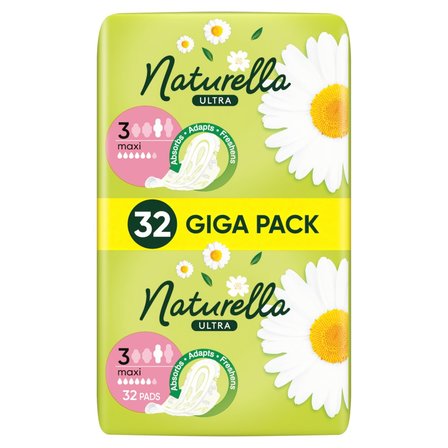 Naturella Ultra Maxi Rozmiar 3 Podpaski ze skrzydełkami × 32 (1)