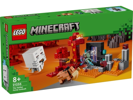 21255 LEGO Minecraft Zasadzka w portalu do Netheru (1)