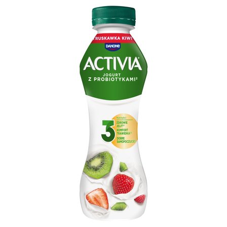 Activia Jogurt truskawka kiwi 280 g (1)