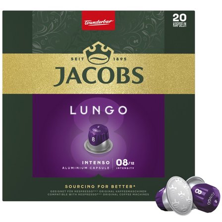 Jacobs Lungo Intenso Kawa mielona w kapsułkach 104 g (20 sztuk) (2)