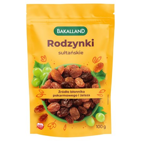 Bakalland Rodzynki sułtańskie 100 g (1)