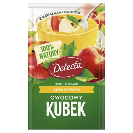 Delecta Owocowy kubek Kisiel smak jabłkowy 30 g (1)