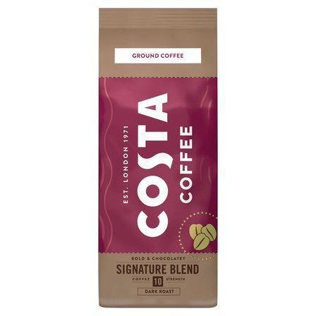 COSTA COFFEE Signature Blend Dark Roast Kawa palona mielona 200 g (1)