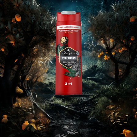 Old Spice Wolfthorn Żel Pod Prysznic I Szampon Dla Mężczyzn 400ml, 3W1 (6)