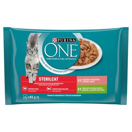 PURINA ONE Sterilcat Karma dla kotów 340 g (4 x 85 g) (1)