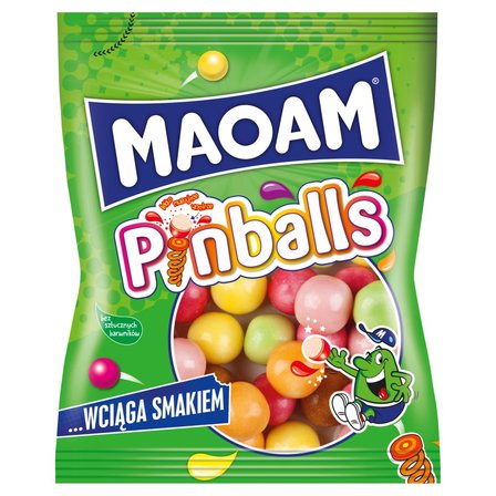 Maoam Pinballs Guma rozpuszczalna draże 140 g (1)
