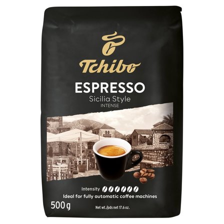 Tchibo Espresso Sicilia Style Intense Roast Kawa palona ziarnista 500 g (1)