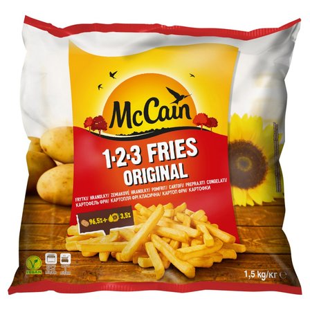 McCain 1.2.3 Fries Original Frytki 1,5 kg (1)