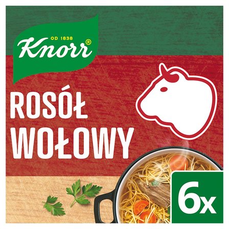 Knorr Rosół wołowy 60 g (6 x 10 g) (2)