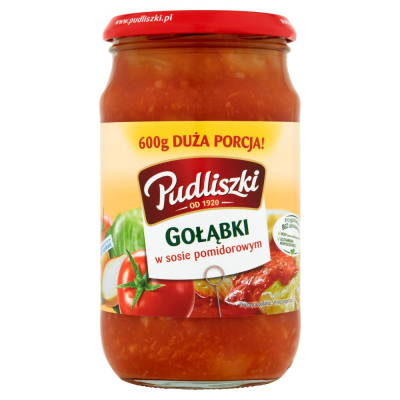 Pudliszki Gołąbki w sosie pomidorowym 600 g (1)