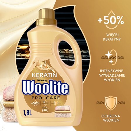 Woolite Keratin Therapy Pro-Care Płyn do prania 1,8 l (30 prań) (6)