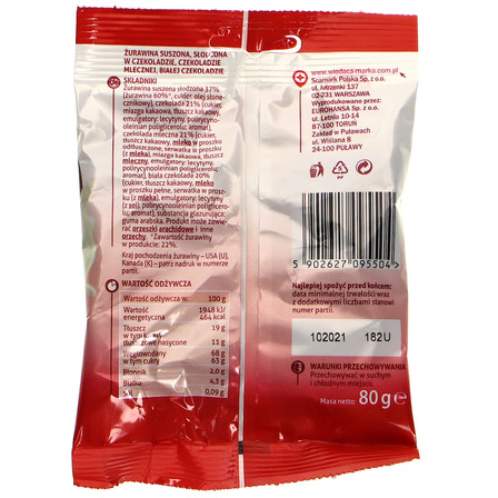 WM Żurawina  w czekoladzie mix 80g (2)