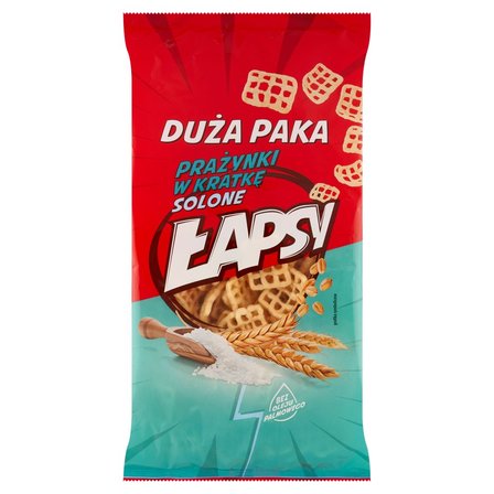 Łapsy Prażynki w kratkę solone 110 g (1)