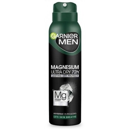 Garnier Magnesium Ultra Dry 72H Men Dezodorant 150ml spray (1)