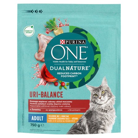 Purina One DualNature Uri-Balance Adult Karma dla dorosłych kotów kurczak 750 g (1)