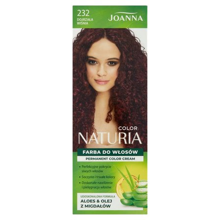 Joanna Naturia Color Farba do włosów dojrzała wiśnia 232 (1)