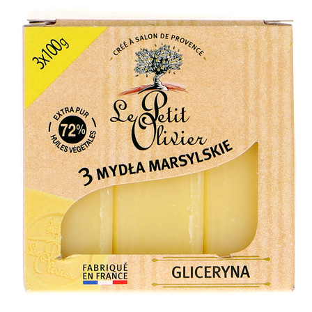 LE PETI OLIVIER GLICERYNOWE MYDŁO 3X100G (1)