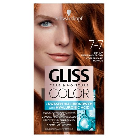 Schwarzkopf Gliss Color Farba do włosów ciemny miedziany blond 7-7 (1)