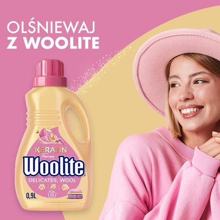 Woolite Keratin Therapy Płyn do prania delikatne tkaniny i wełna 0,9 l (15 prań) (6)