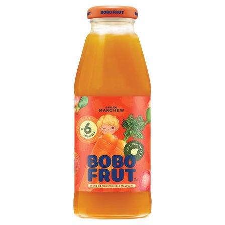 Bobo Frut Nektar owocowo-warzywny jabłko marchew po 6 miesiącu 300 ml (1)