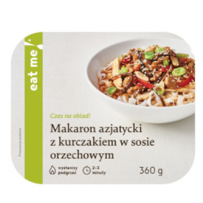 EAT ME! MAKARON AZJATYCKI Z KURCZAKIEM W SOSIE ORZECHOWYM 360G (1)