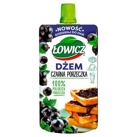 Łowicz Dżem czarna porzeczka 100 g (1)