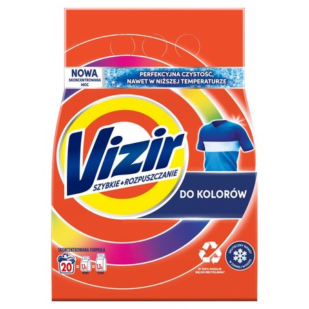 Vizir Proszek do prania Color, 20 prań (1)
