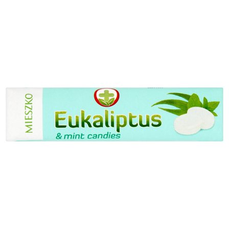 Mieszko Eukaliptus Karmelki twarde z olejkiem eukaliptusowym i miętowym 32 g (2)