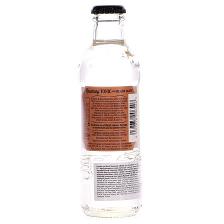 Franklin tonic  napój gazowany o smaku rozmarynu i czarnych oliwek 200ml (6)