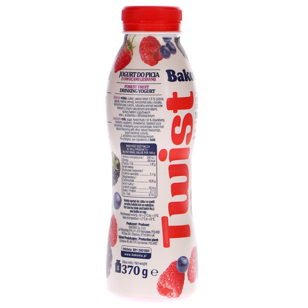 Bakoma Twist Jogurt owoce leśne 370 g (10)