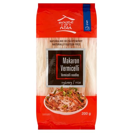 House of Asia Makaron vermicelli ryżowy 200 g (1)