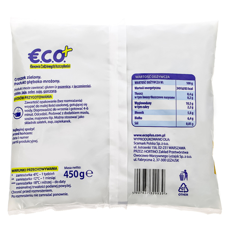 €.C.O.+ groszek zielony 450g (2)