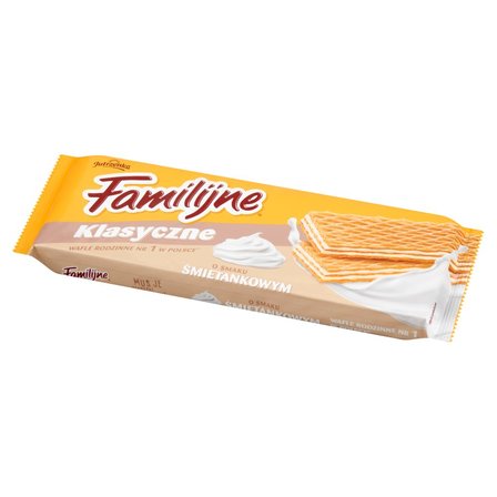 Familijne Wafle o smaku śmietankowym 180 g (2)