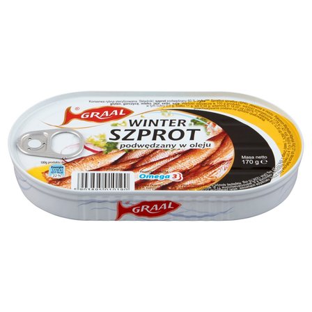 Graal Winter Szprot podwędzany w oleju 170 g (2)