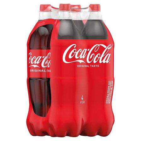 Coca-Cola Napój gazowany 4 x 1,5 l (1)