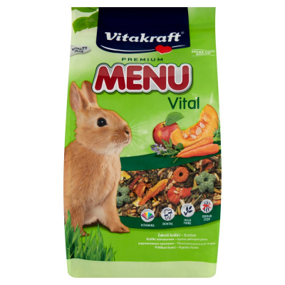 Vitakraft Premium Menu Vital Karma pełnoporcjowa dla królików miniaturowych 1 kg (1)