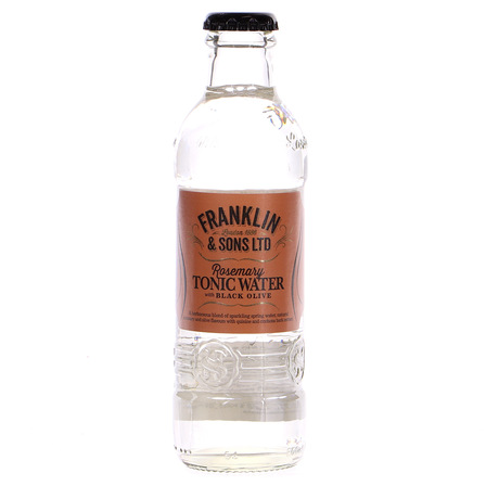 Franklin tonic  napój gazowany o smaku rozmarynu i czarnych oliwek 200ml (1)