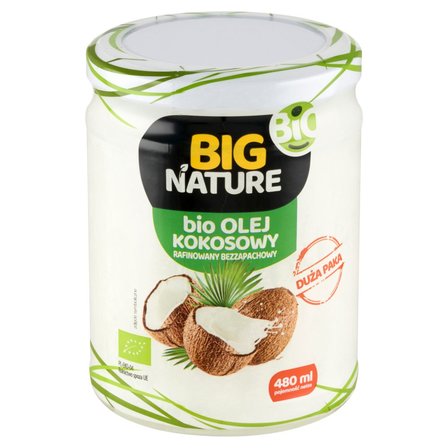 Big Nature Bio olej kokosowy rafinowany bezzapachowy 480 ml (2)