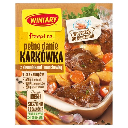 Winiary Pomysł na... Pełne danie Karkówka z ziemniakami i marchewką 30 g (2)