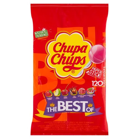 Chupa Chups The Best Of Lizaki wielosmakowe 1440 g (120 sztuk) (1)