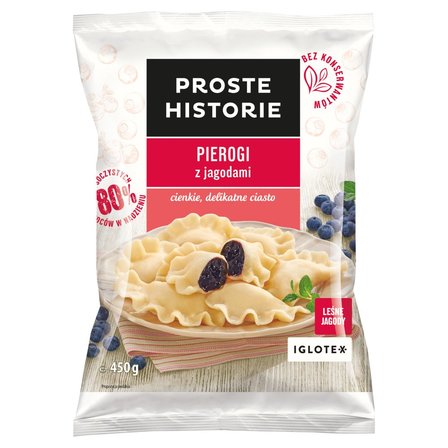 Proste Historie Pierogi z jagodami 450 g (1)