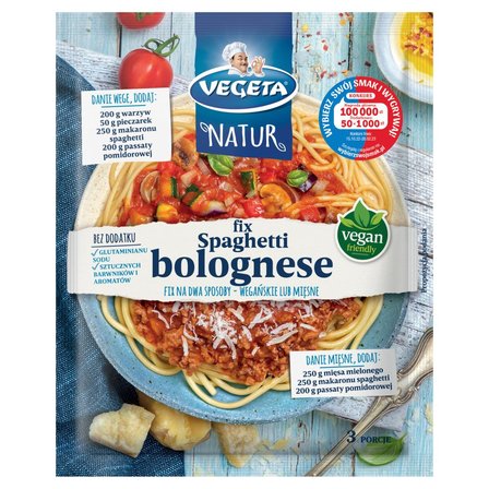 Vegeta Natur Mieszanka warzyw ziół i przypraw do dań spaghetti bolognese 45 g (1)