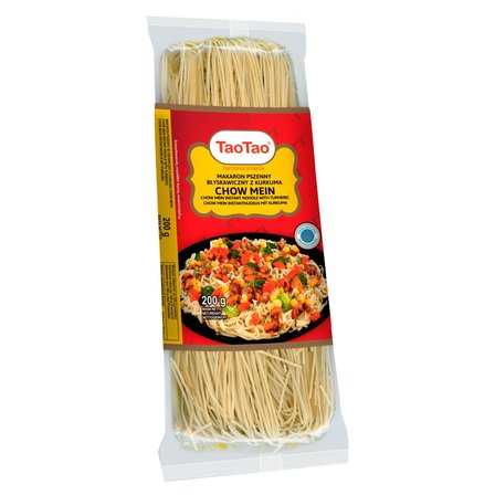 Tao Tao Makaron pszenny błyskawiczny z kurkumą chow mein 200 g (1)