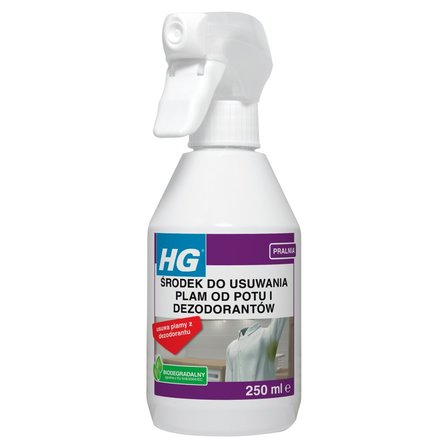 HG Środek do usuwania plam od potu i dezodorantów 250 ml (1)