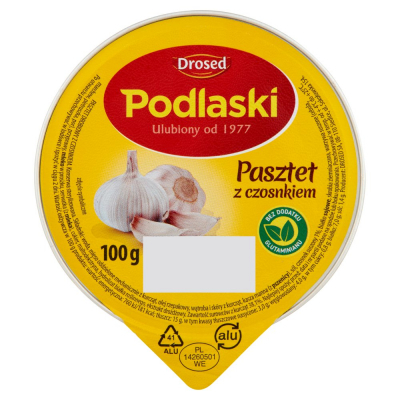 Drosed Podlaski Pasztet z czosnkiem 100 g (1)