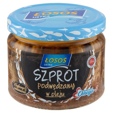 Łosoś Ustka Szprot podwędzany w oleju 250 g (2)