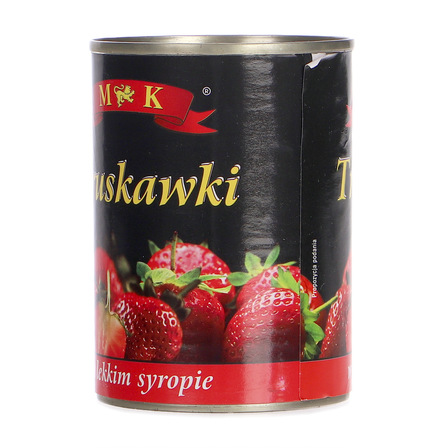 MK truskawki w lekkim syropie 400g /po odsączeniu 160g (8)